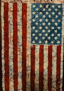 Batik American Flag
