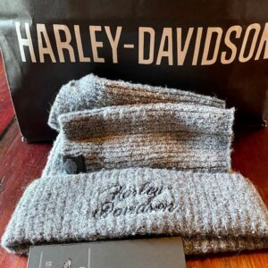 Harley Davidson Stocking Hat & Mitts