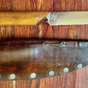 Handmade Knife with Osage Handle