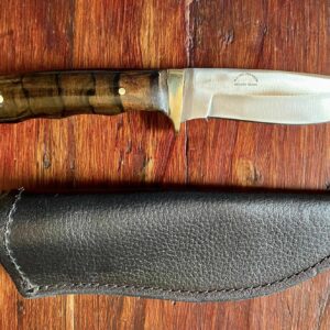 Custom Hand Made Hunting Knife with Sheath